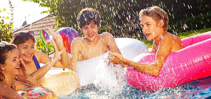 Ballon gonflable piscine – Fit Super-Humain